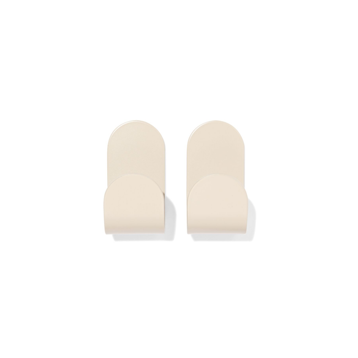 HEMA HEMA Plakhaken Zand - 2 Stuks (beige)