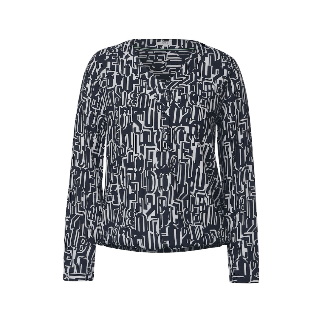 Cecil - Damen Langarmbluse - Blau - Größe: L - bei Tara-M