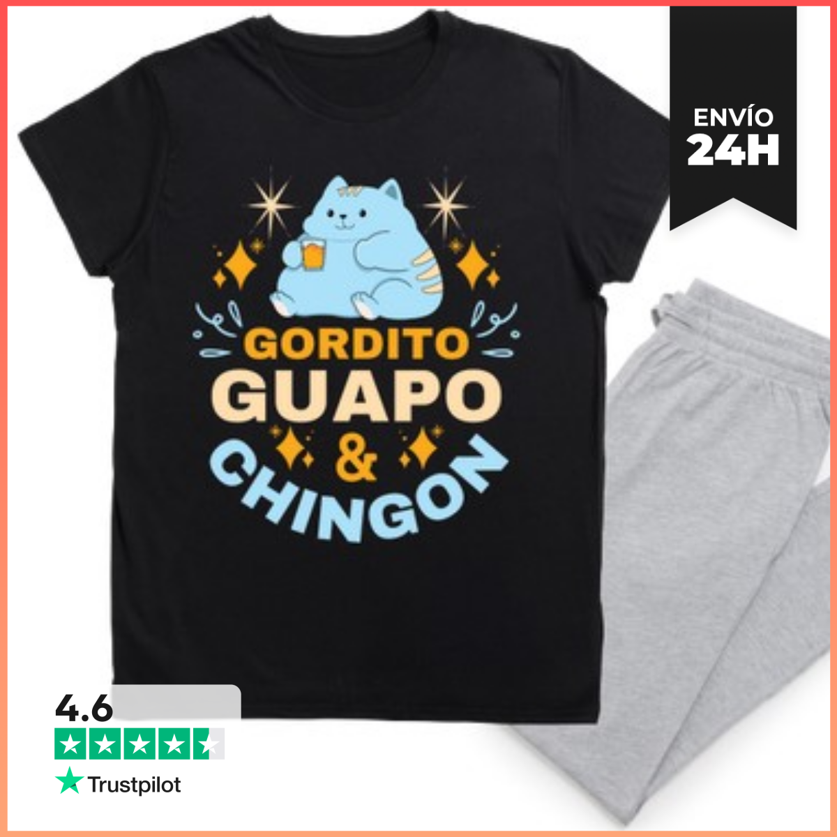 Pijama gordito guapo chingon laTostadora