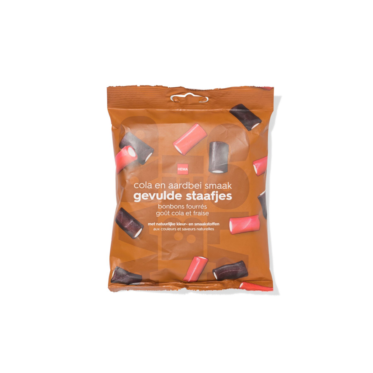 Gevulde Staafjes Cola En Aardbei 215g