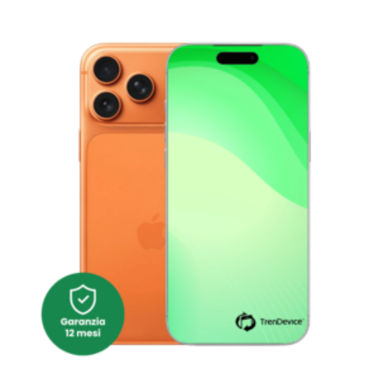 iPhone 17 Pro 256 GB Arancione Cosmico Sim Card (include slot sim) A Ricondizionato