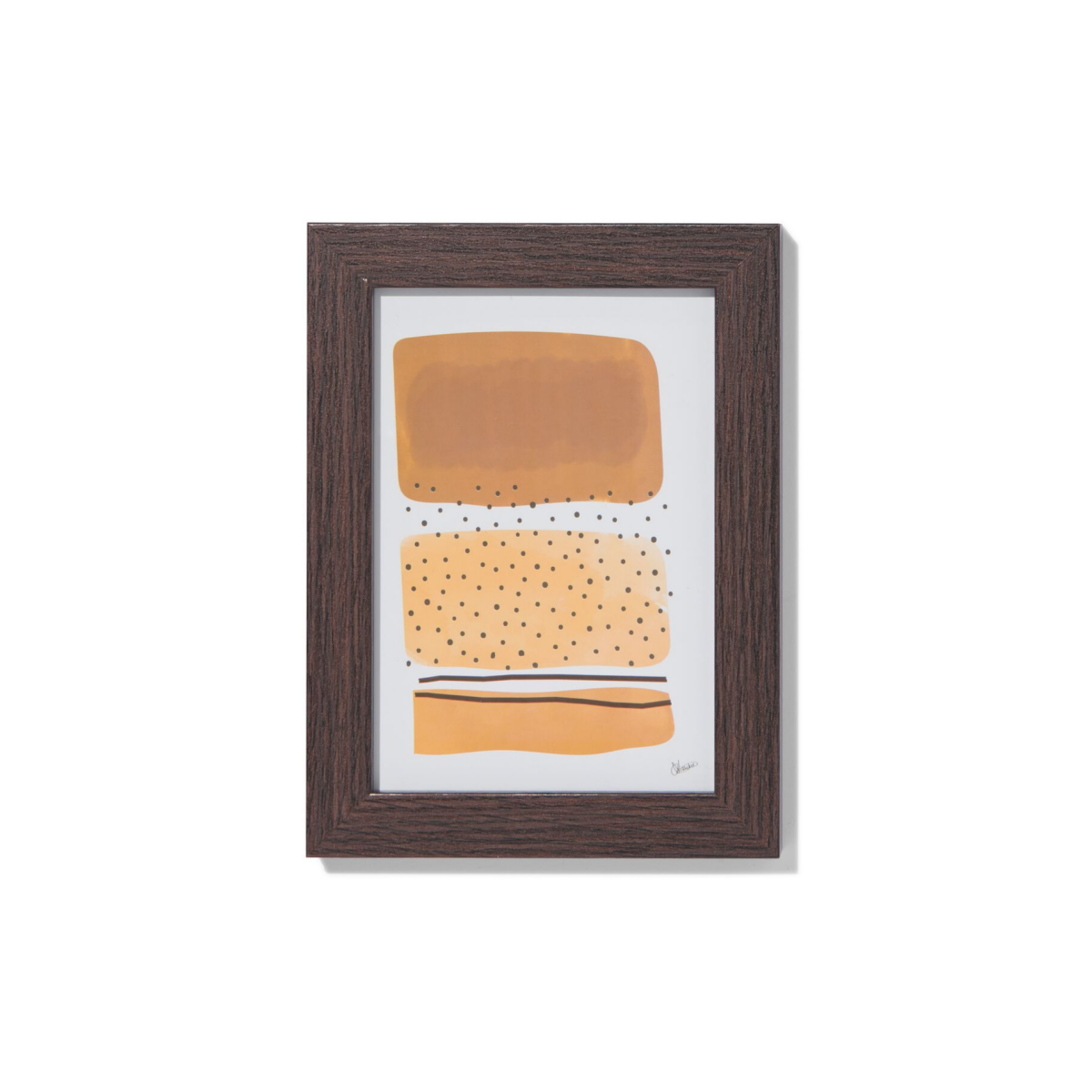 HEMA HEMA Fotolijst 10x15cm Donkerbruin Hout (donkerbruin)