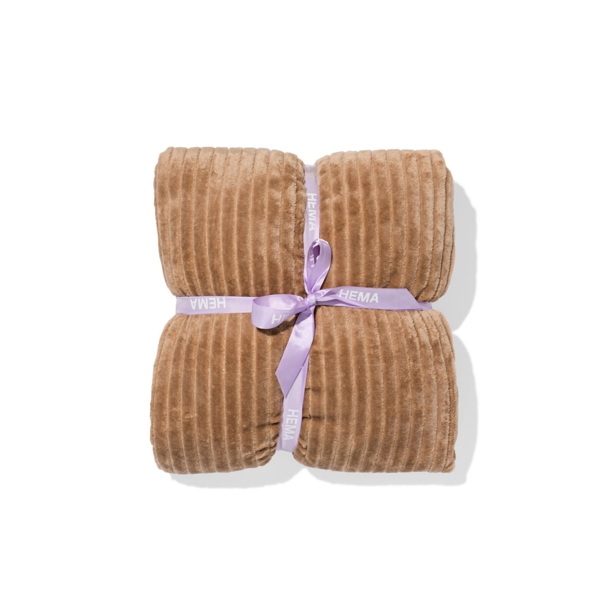 HEMA HEMA Plaid 130x150cm Sherpa Bruin (beige)