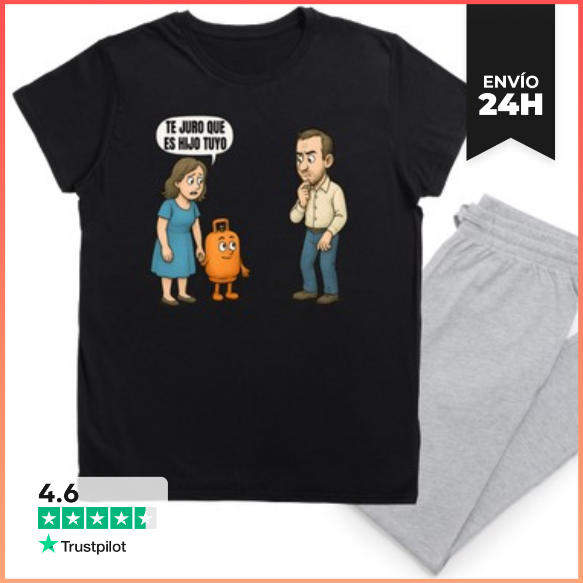 Pijama Juro que es hijo tuyo butanero humor laTostadora