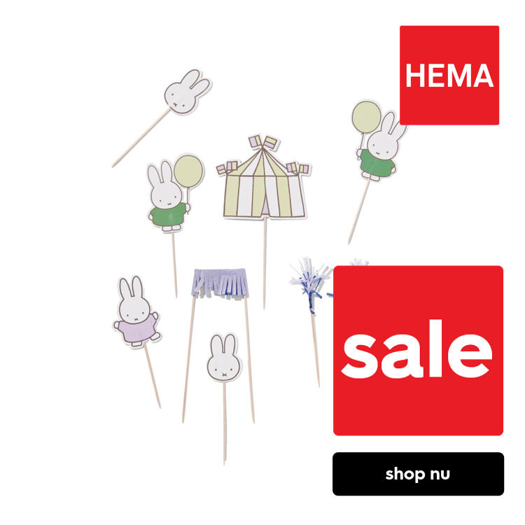 HEMA Nijntje taartdecoratie - 10 stuks