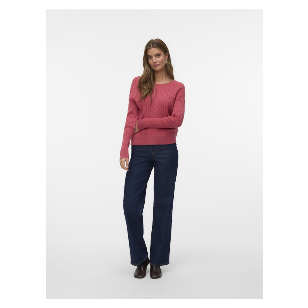 Vero Moda - Damen Pullover - holly berry - Größe: M - bei Tara-M