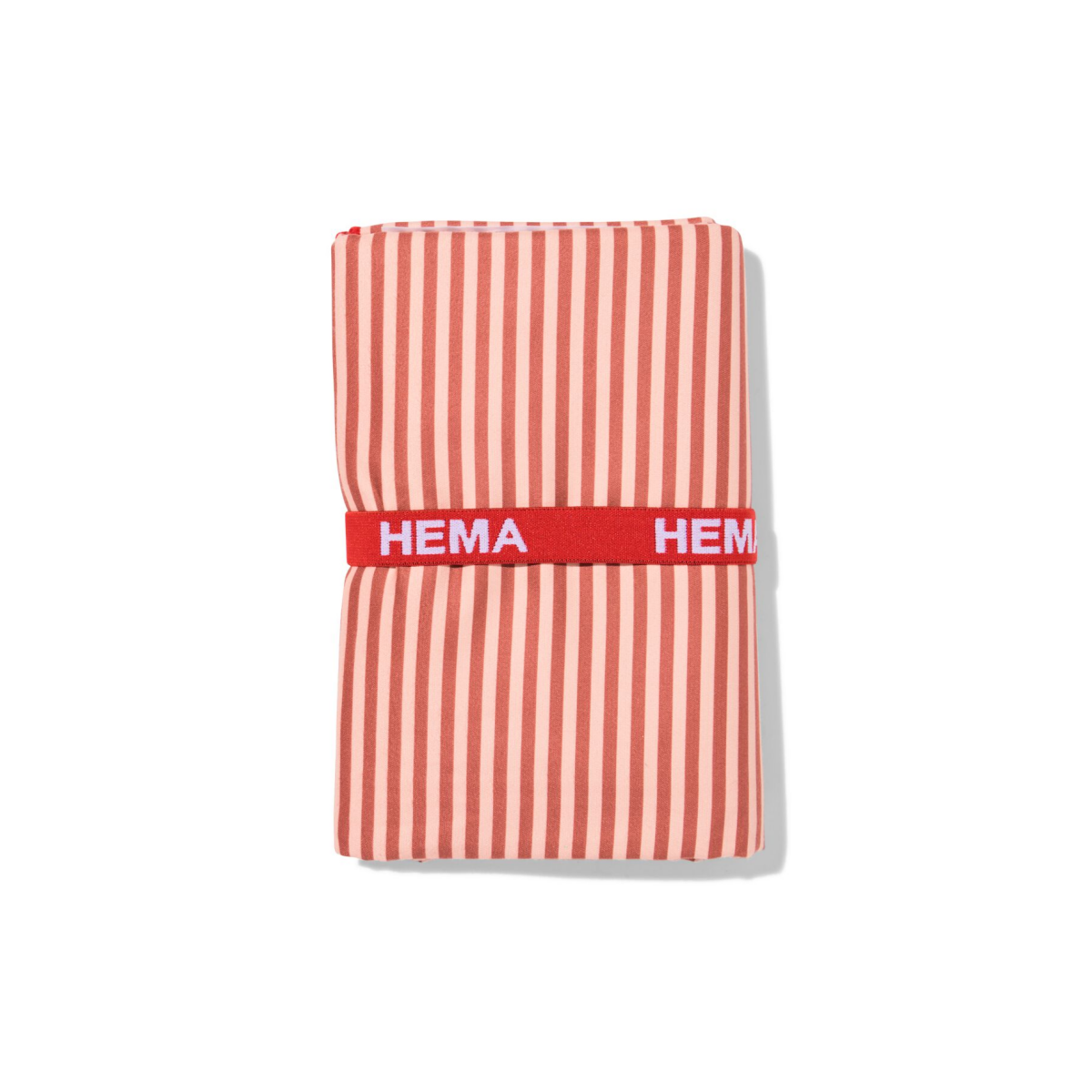 HEMA HEMA Strandlaken 110x175cm Microvezel Strepen (perzik)