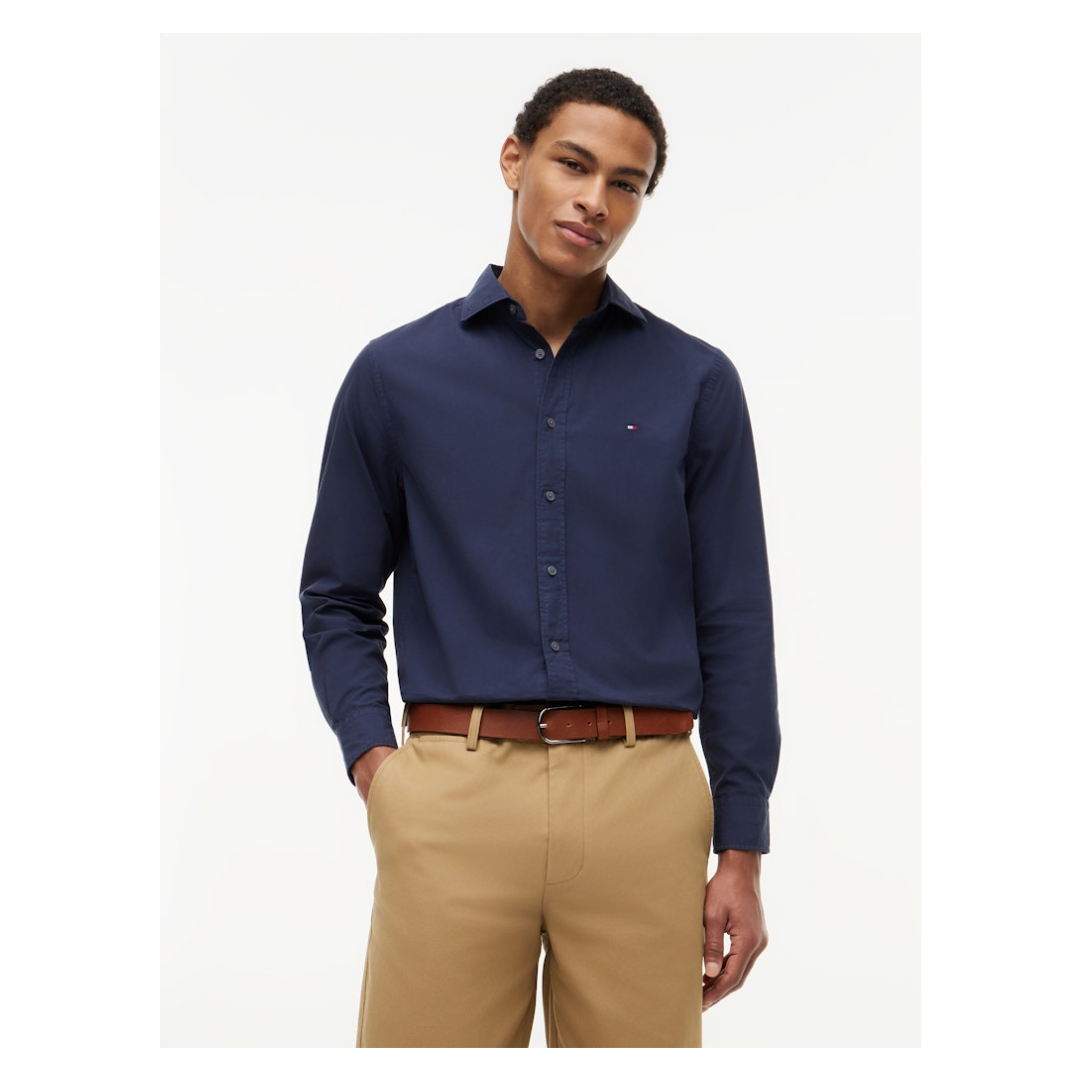 Tommy Hilfiger - Herren Langarmhemd - Blau - Größe: XXL - bei Tara-M