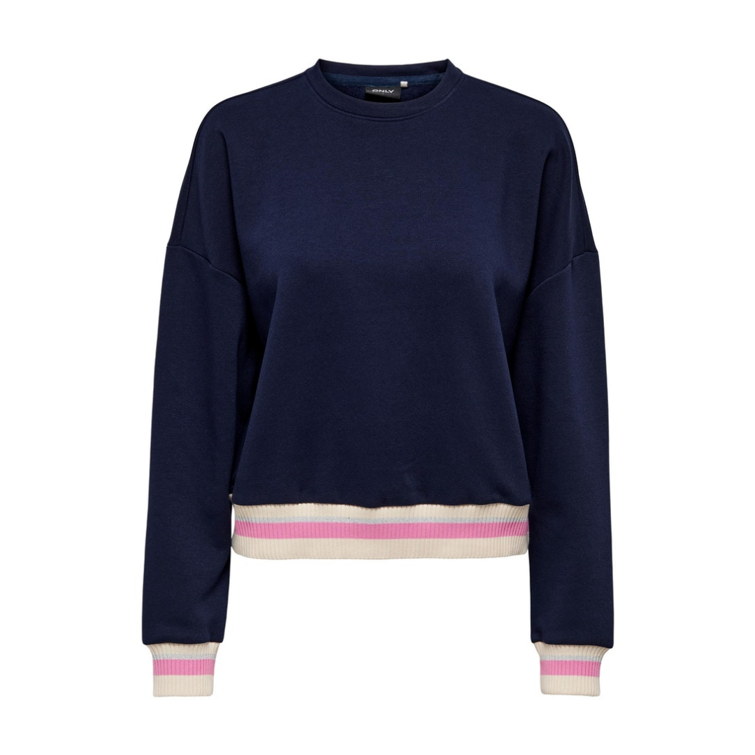Only - Damen Sweatshirt - Blau - Größe: S - bei Tara-M