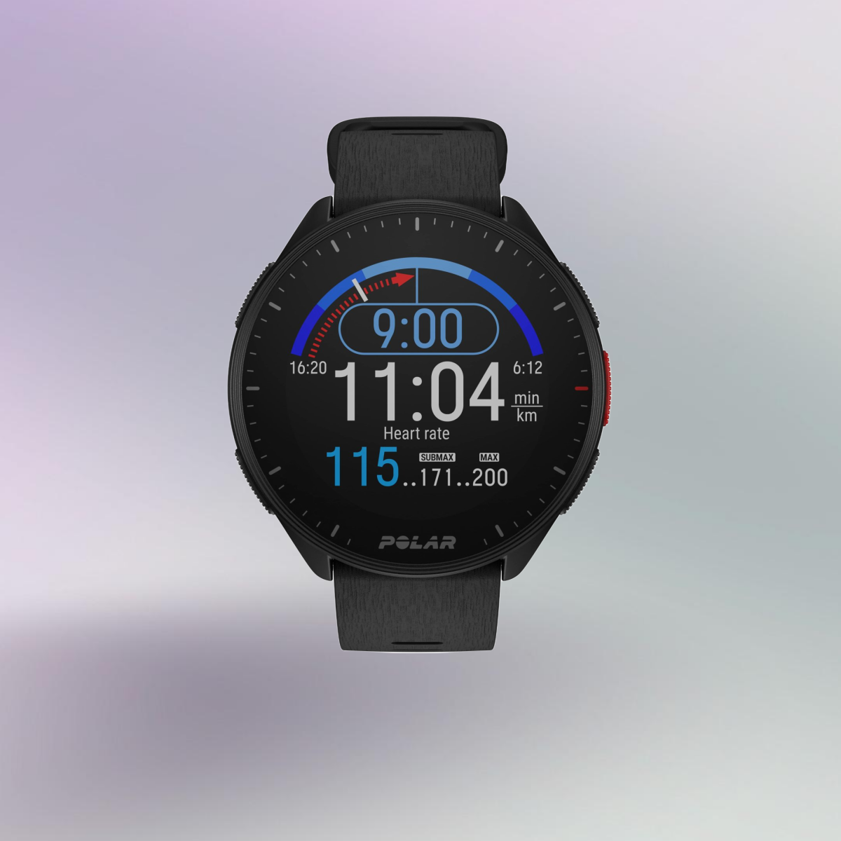 Polar - Montre Cardio GPS Pacer - Noir - Unisex