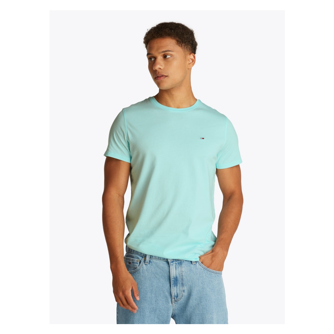 Tommy Jeans - Herren T-Shirt - spring Grün - Größe: XXL - bei Tara-M