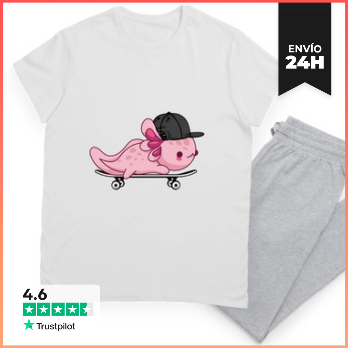 Pijama ajolote skate laTostadora