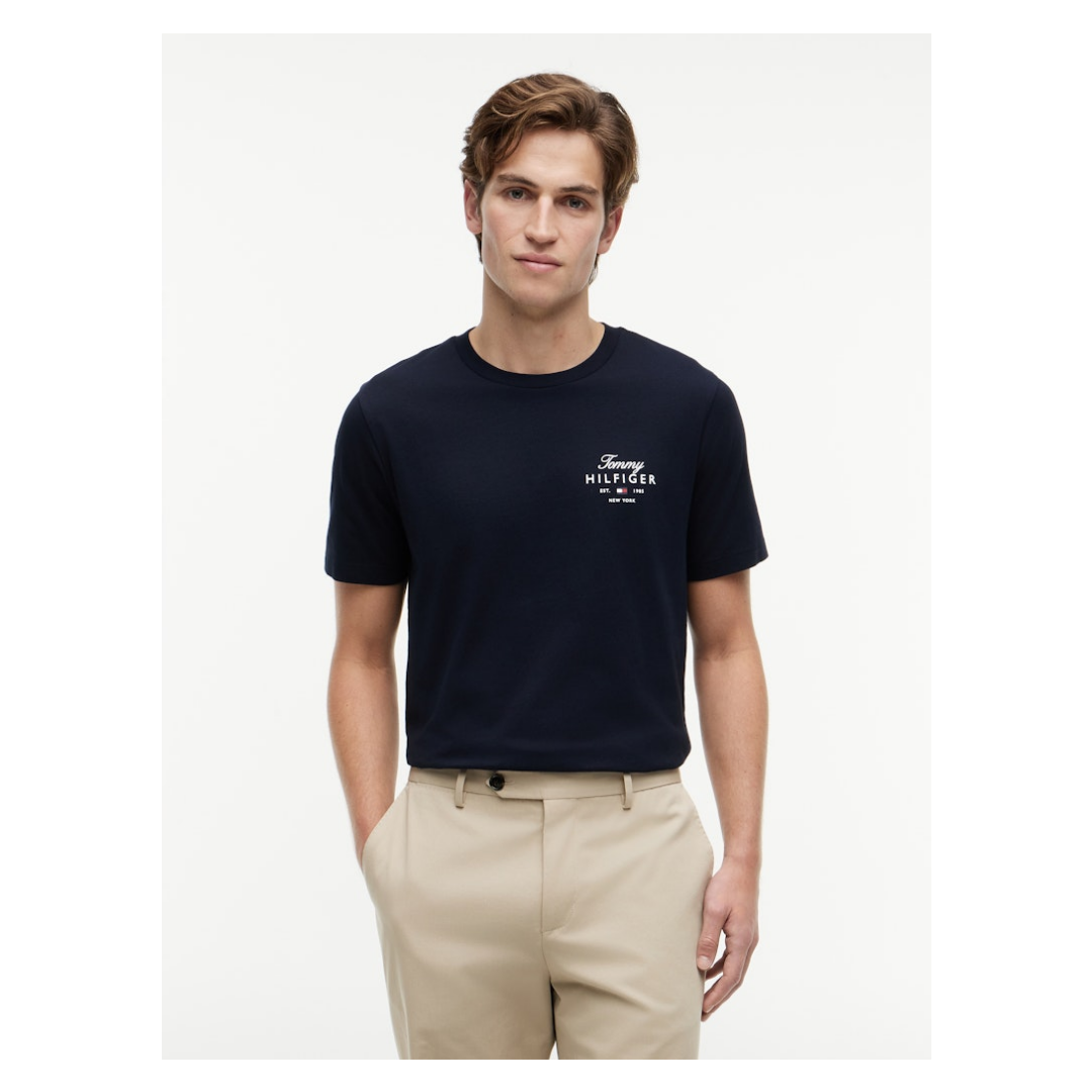 Tommy Hilfiger - Herren T-Shirt - Blau - Größe: L - bei Tara-M