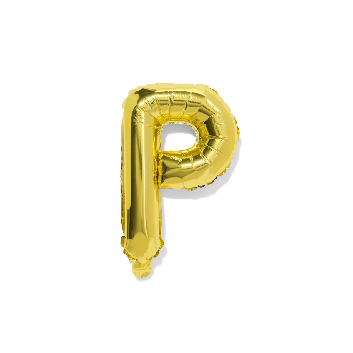 HEMA Folieballon letter P 30cm goud (goud)