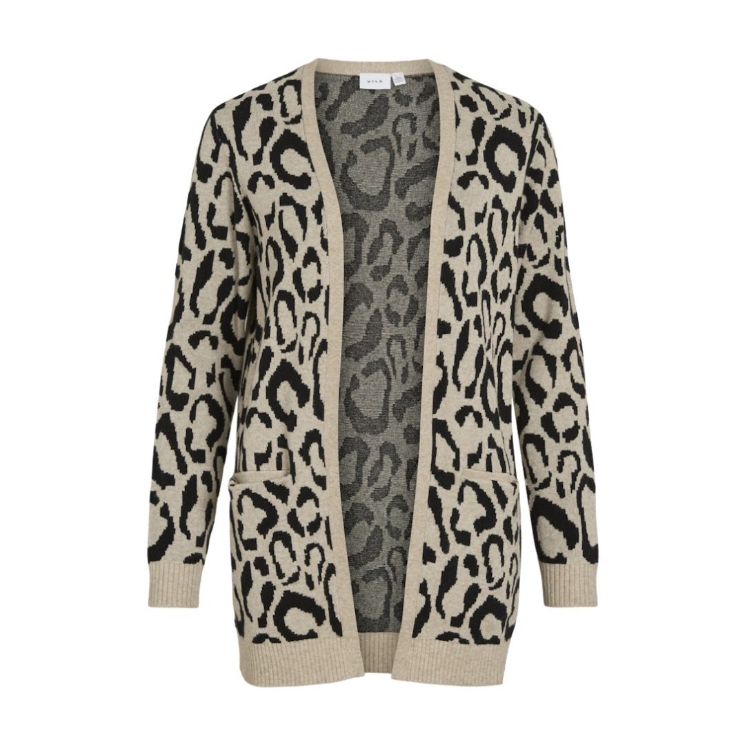 Vila - Damen Pullover - Beige Blauange - Größe: S - bei Tara-M