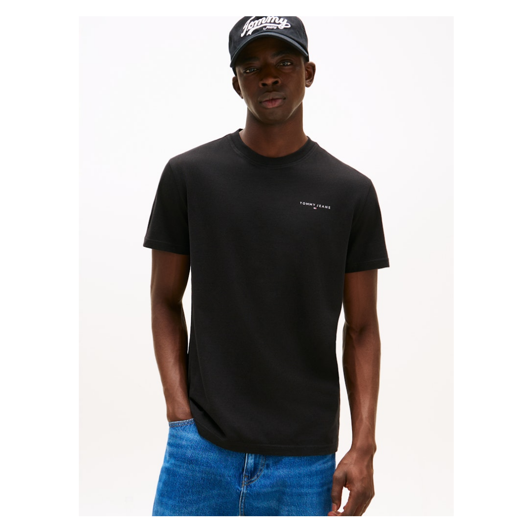 Tommy Jeans - Herren T-Shirt - Schwarz - Größe: XL - bei Tara-M