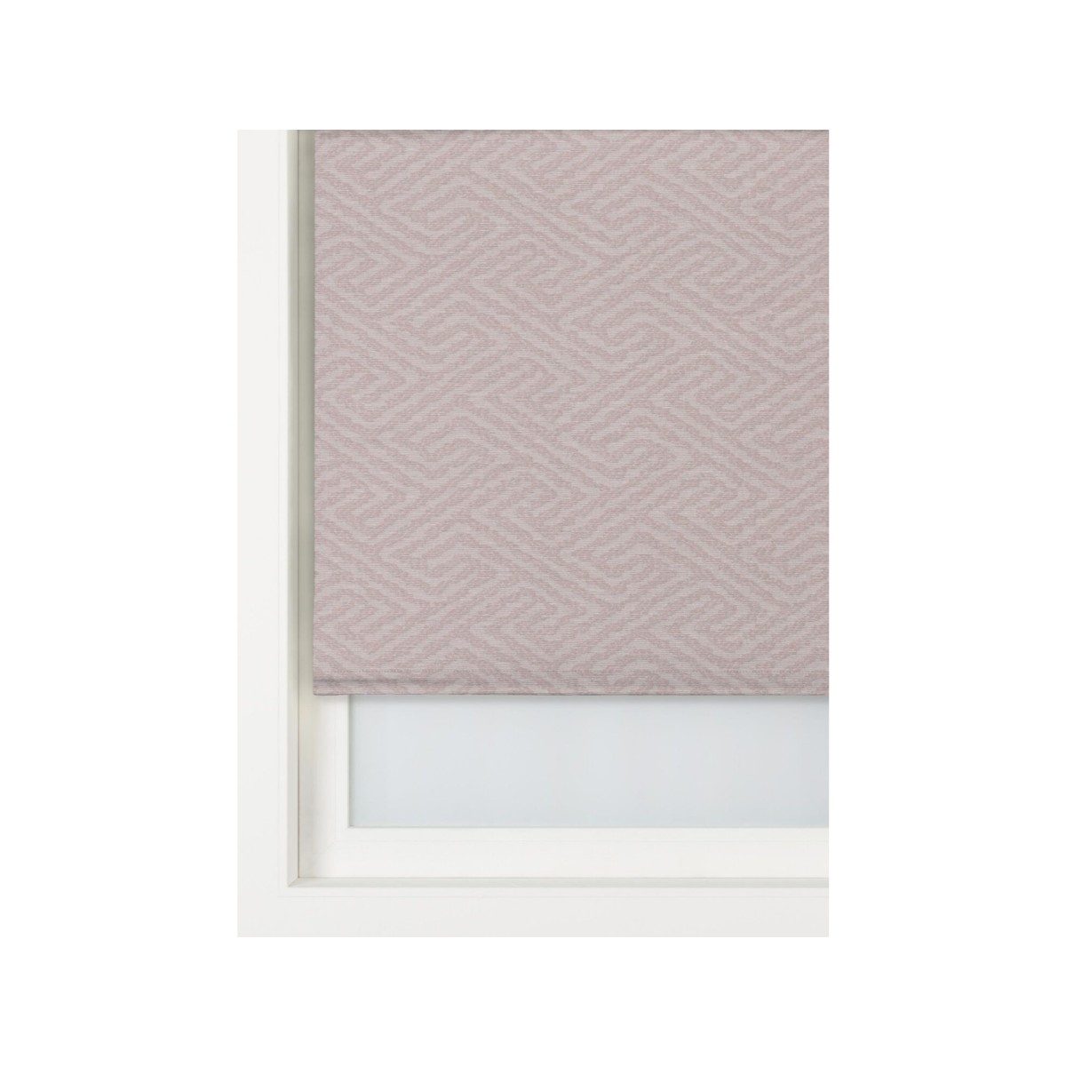 HEMA Rolgordijn dessin lichtdoorlatend oudroze (oudroze)