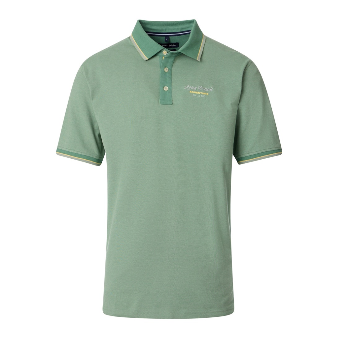 CASAMODA - Herren Poloshirt - Grün - Größe: XXL - bei Tara-M