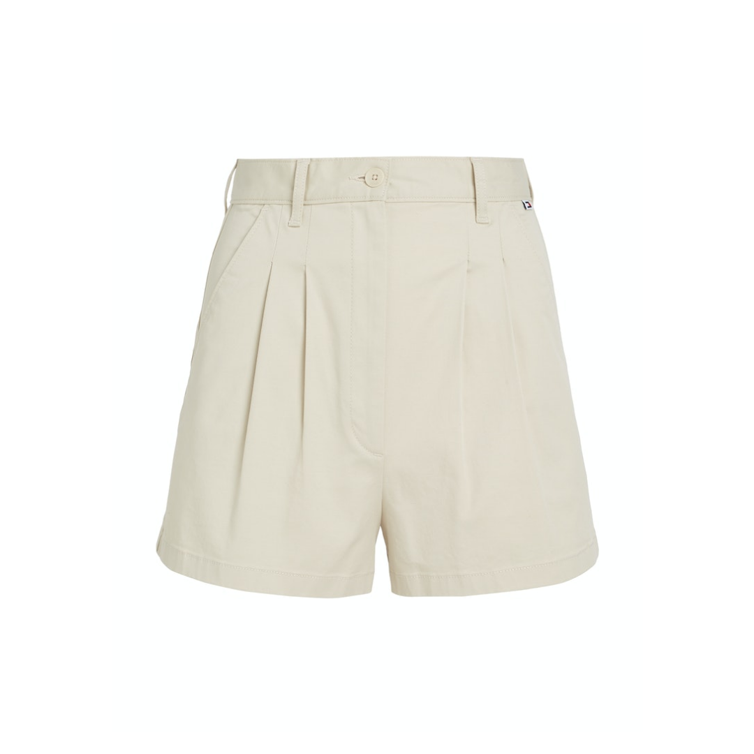 Tommy Jeans - Damen Kurzshorts - Beige - Größe: 29-NI - bei Tara-M
