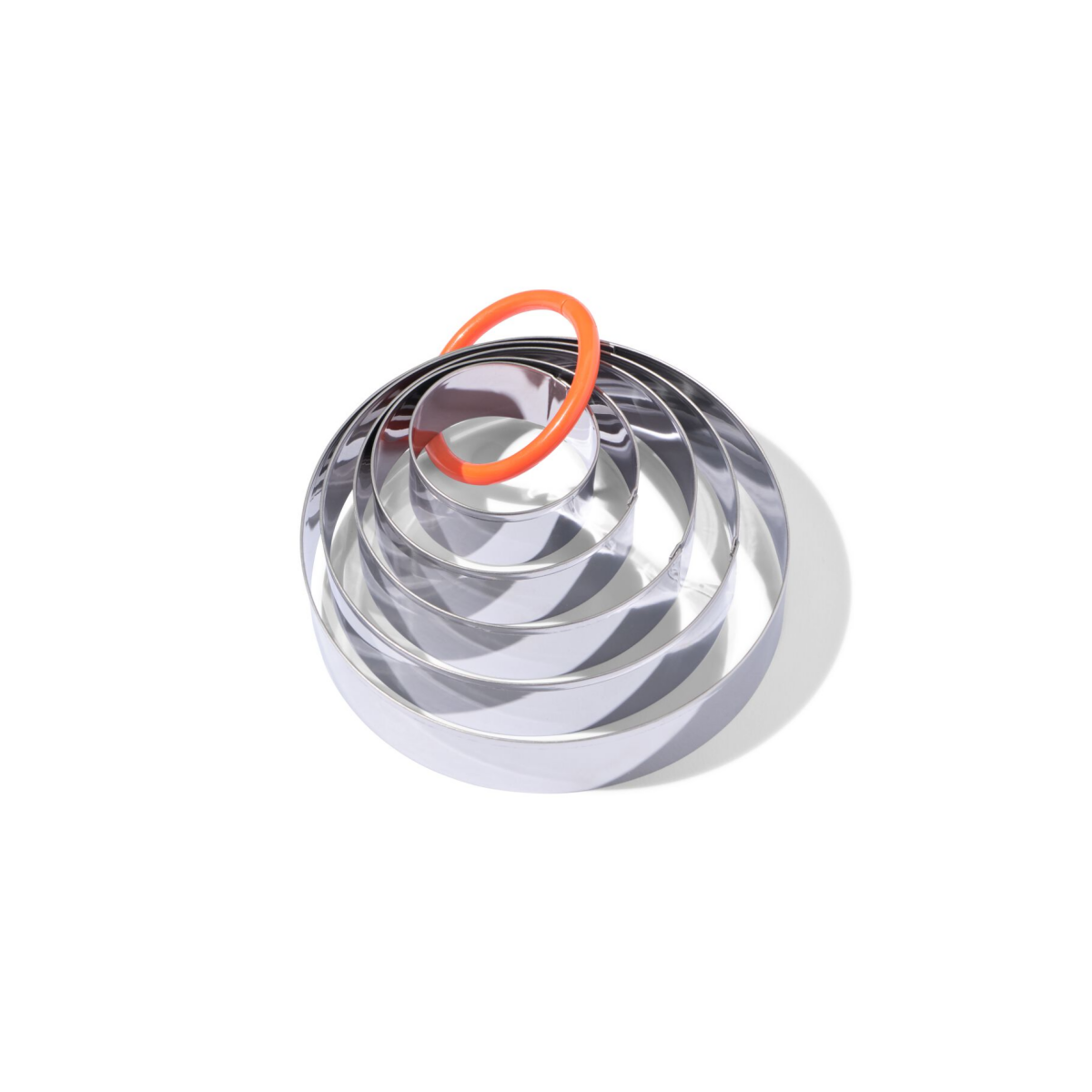 HEMA HEMA Bak- Garneerring Set 5 Stuks (grijs metallic)