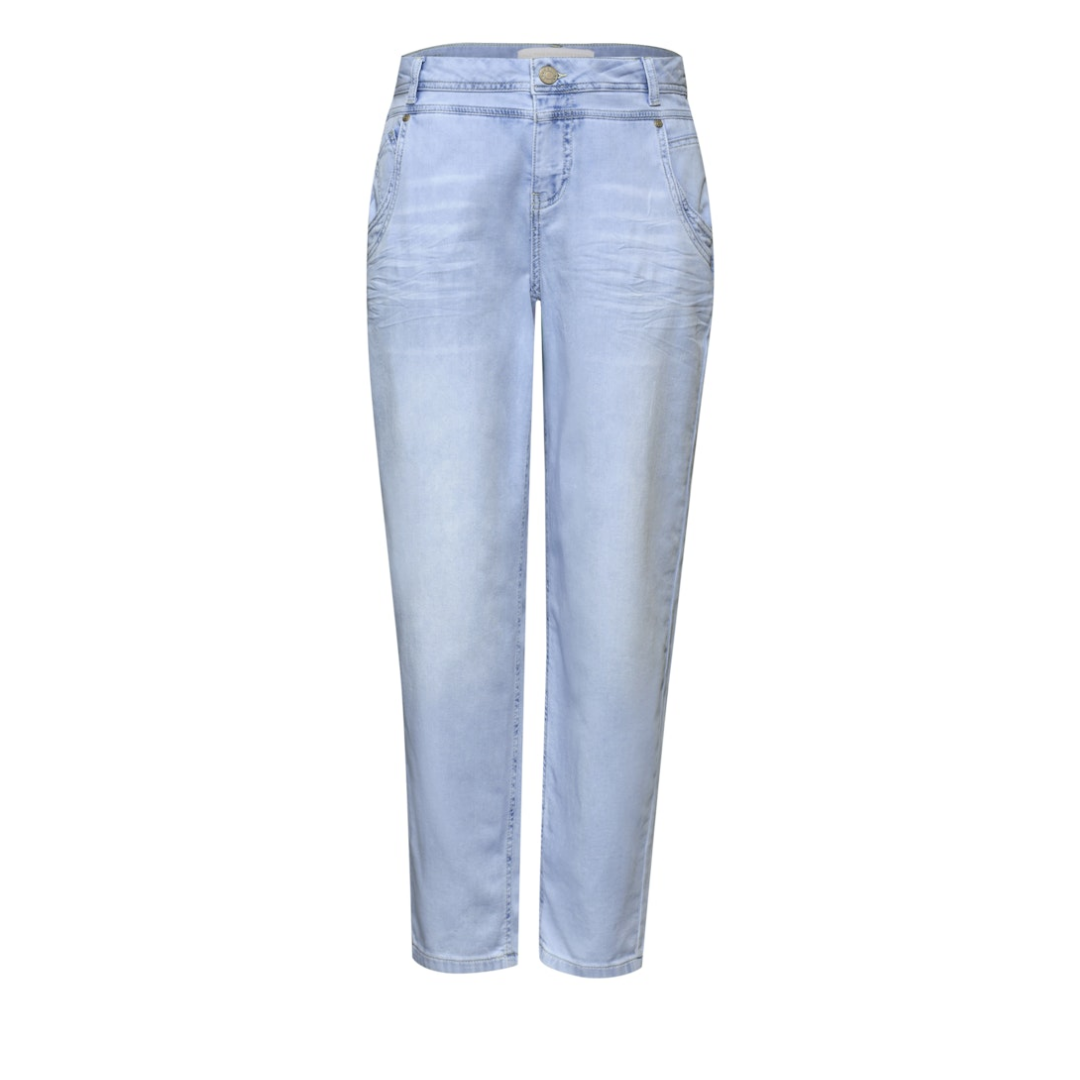 Street One High Waist Jeans Barrel Fit Ultra Bleached Wash