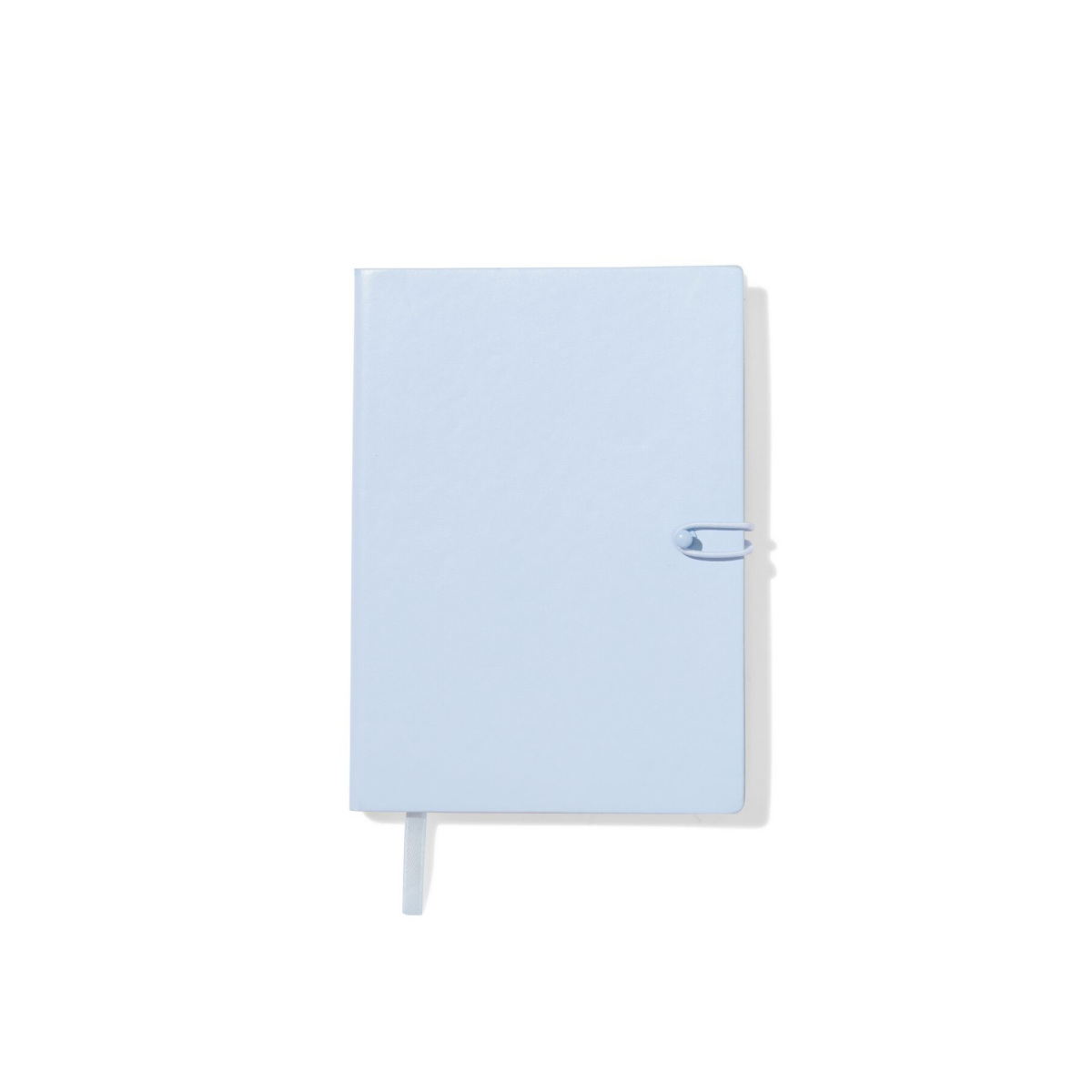 HEMA HEMA Notitieboek 12.8x17.8 PU Gelinieerd Blauw