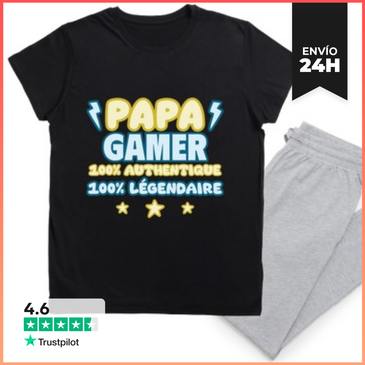 Pijama papá gamer geek jugador juegos laTostadora