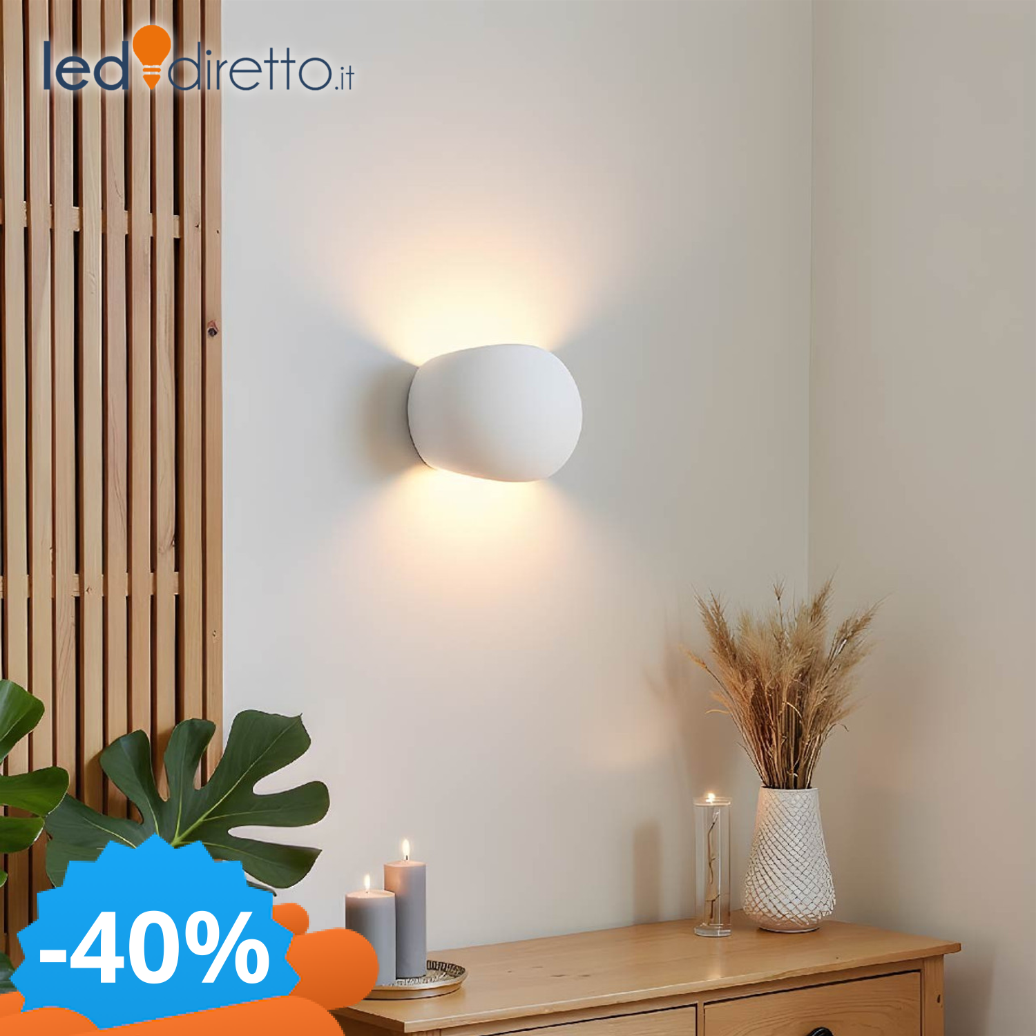 Sollux Lighting Bianco Lampada Da Parete In Ceramica Globe - Immagine 2