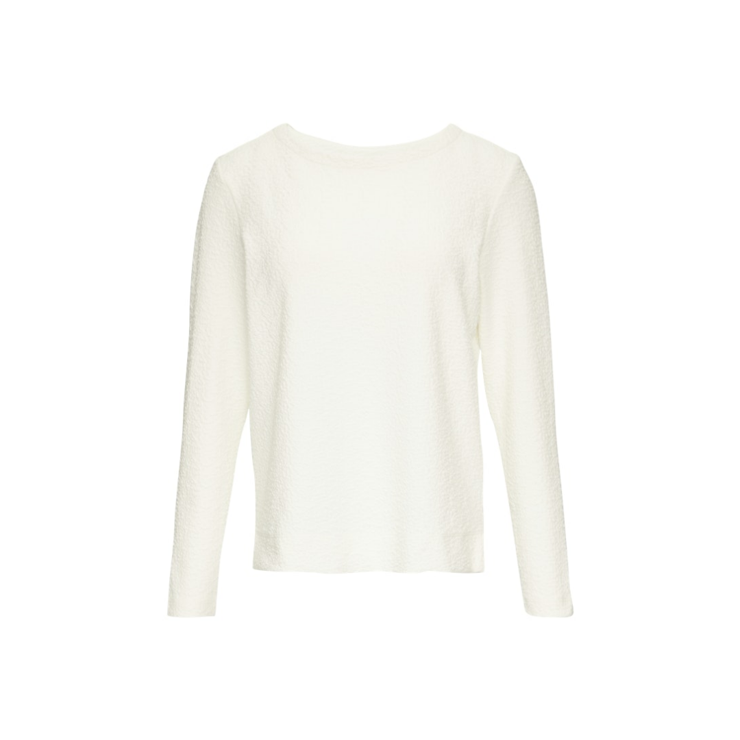 s.Oliver Sweatshirt Classic Polyester-Esasthan Creme