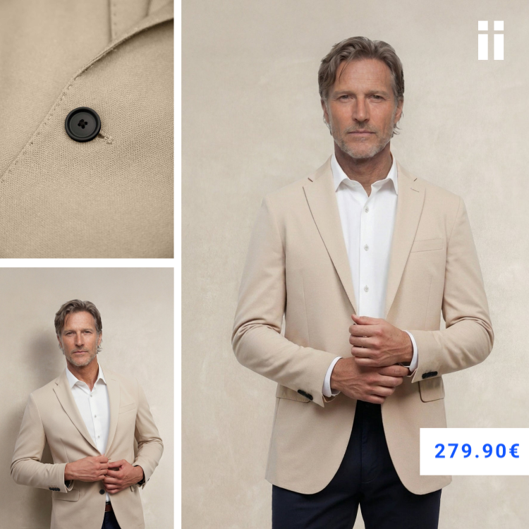Americana hombre beige Ranger