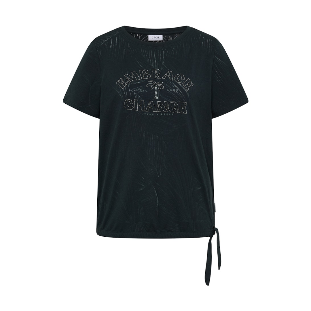 Cecil - Damen T-Shirt - palm breeze green - Größe: XXL - bei Tara-M