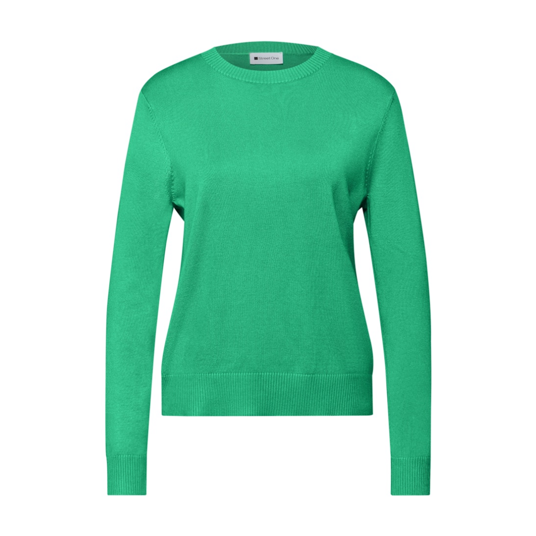 Street One - Damen Pullover - arcadia green - Größe: 44 - bei Tara-M