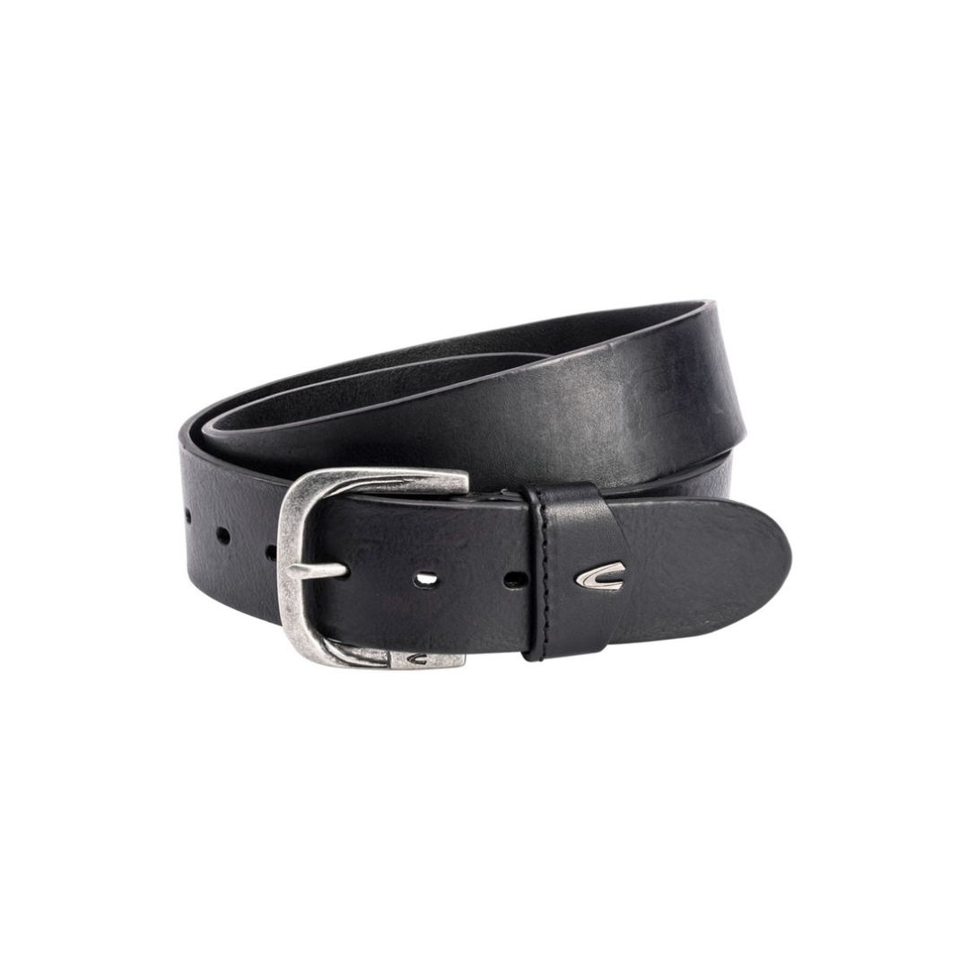 camel active Gürtel Leder Schwarz