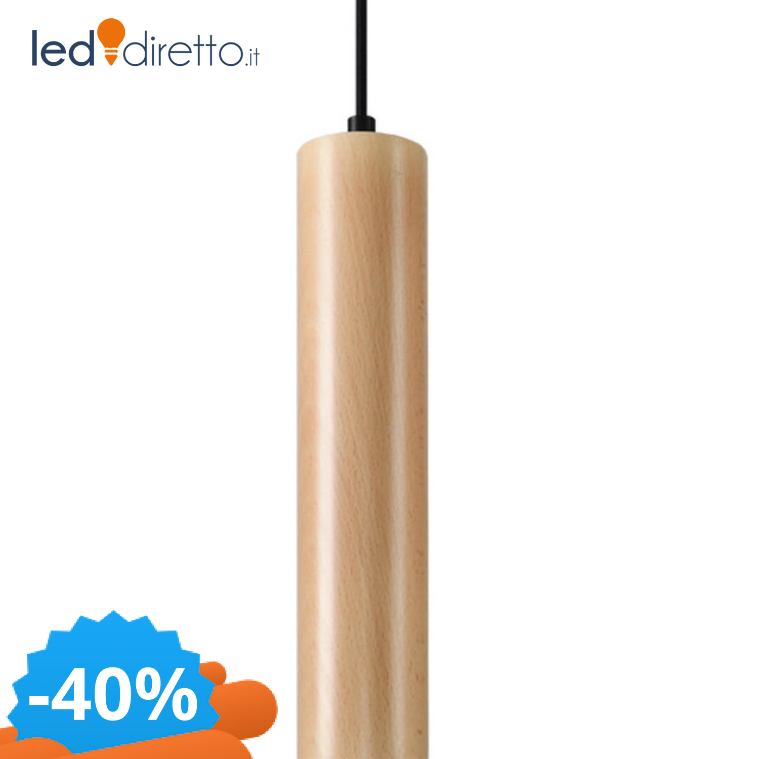 Sollux Lighting Unisex Beige Lampada A Sospensione Lino - Immagine 2