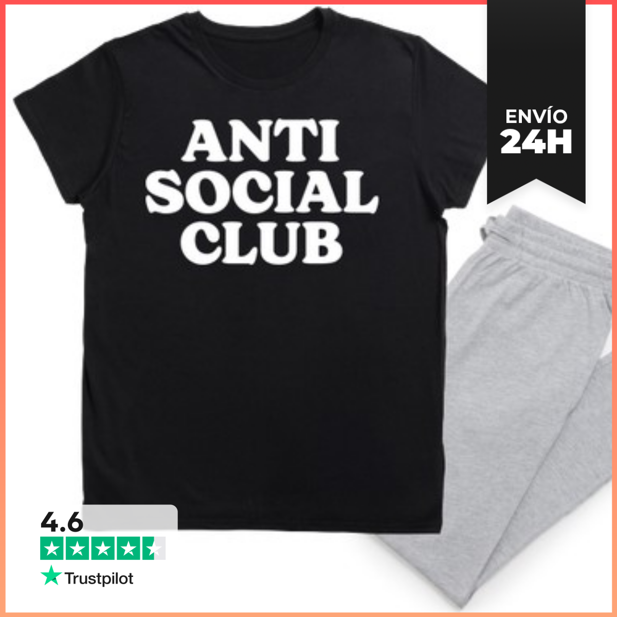 Pijama ANTI SOCIAL CLUB LaTostadora