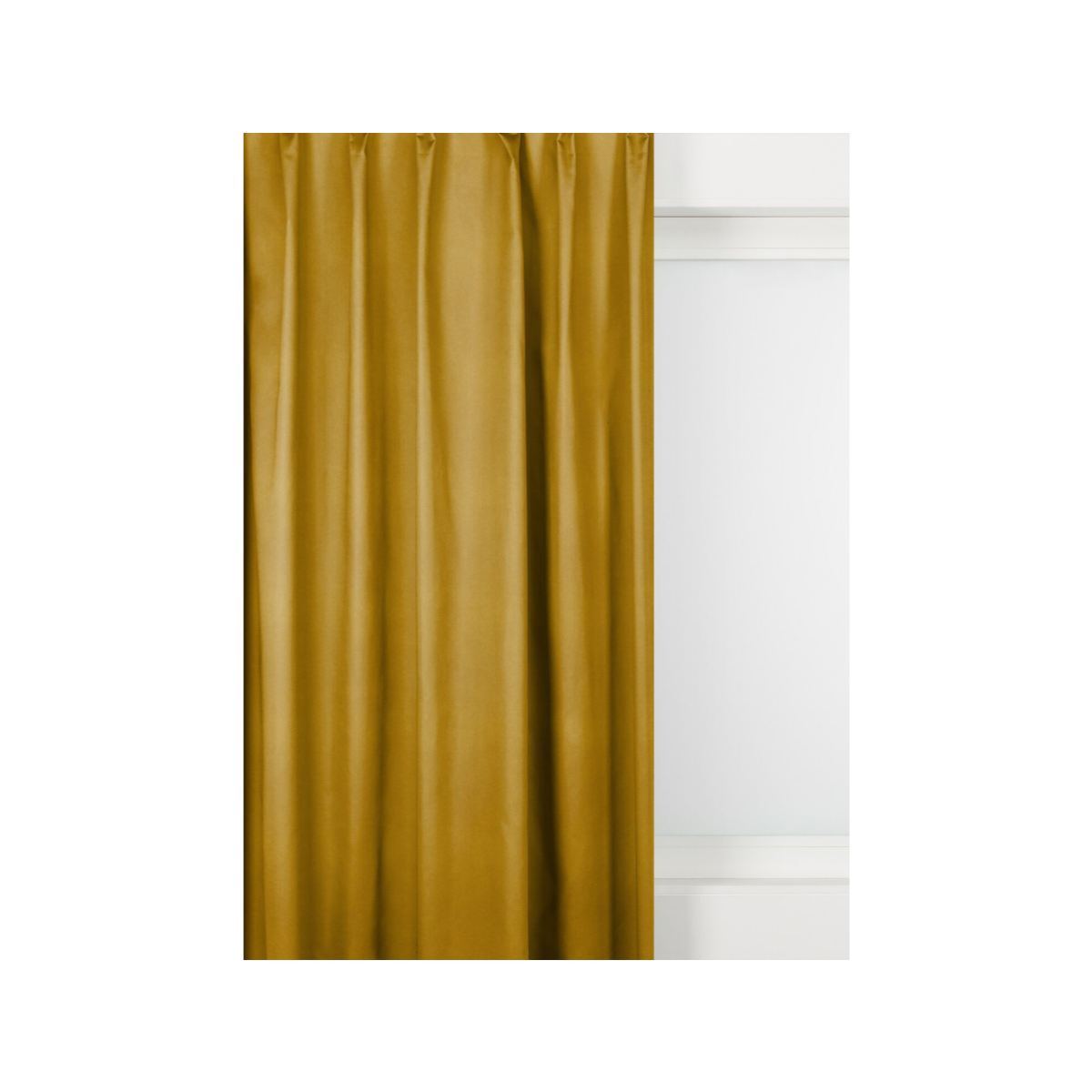 HEMA HEMA Gordijnstof Velours Okergeel (okergeel)