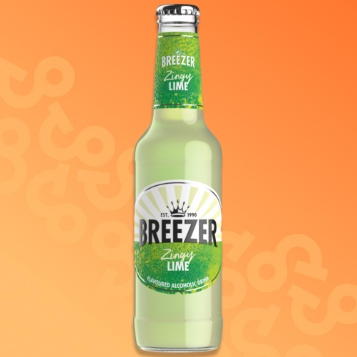 Bottle of Breezer Lime 27.5 cl