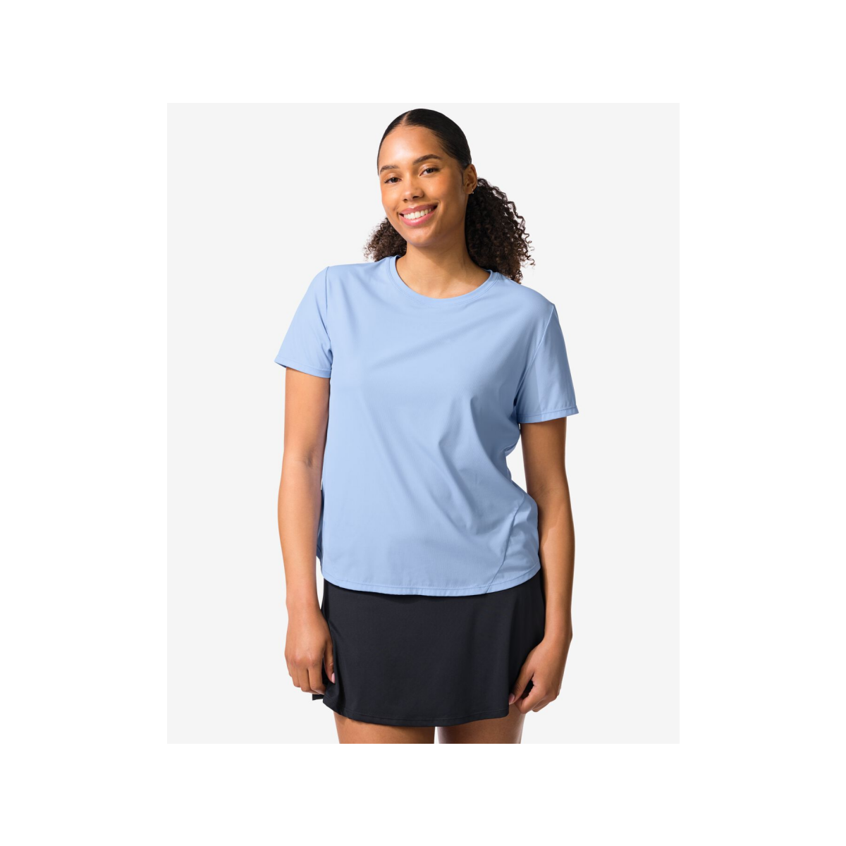 HEMA HEMA Damessportshirt Lichtblauw (lichtblauw)