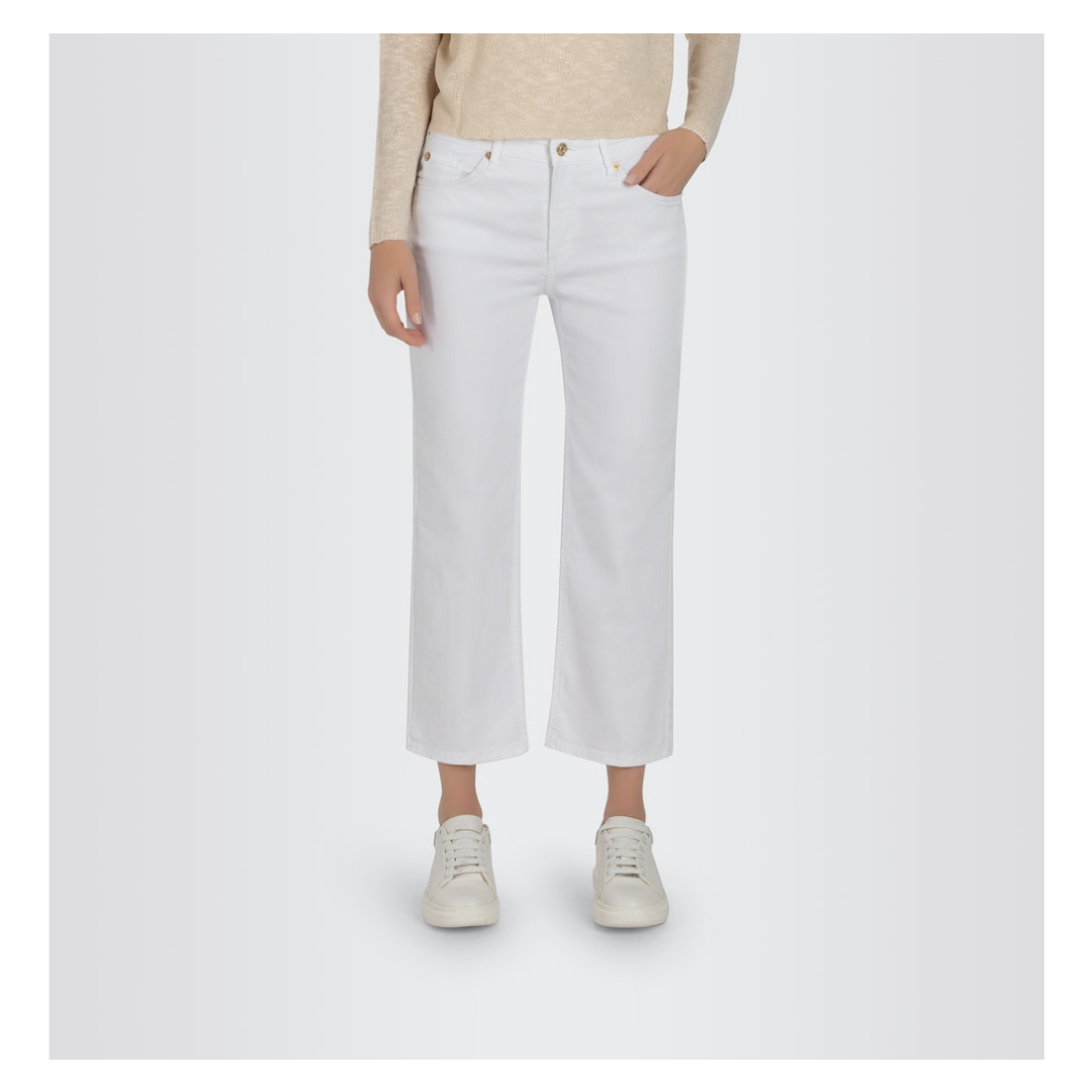 MAC Shorts Culotte Baumwolle-Polyester-Esasthan Weiß