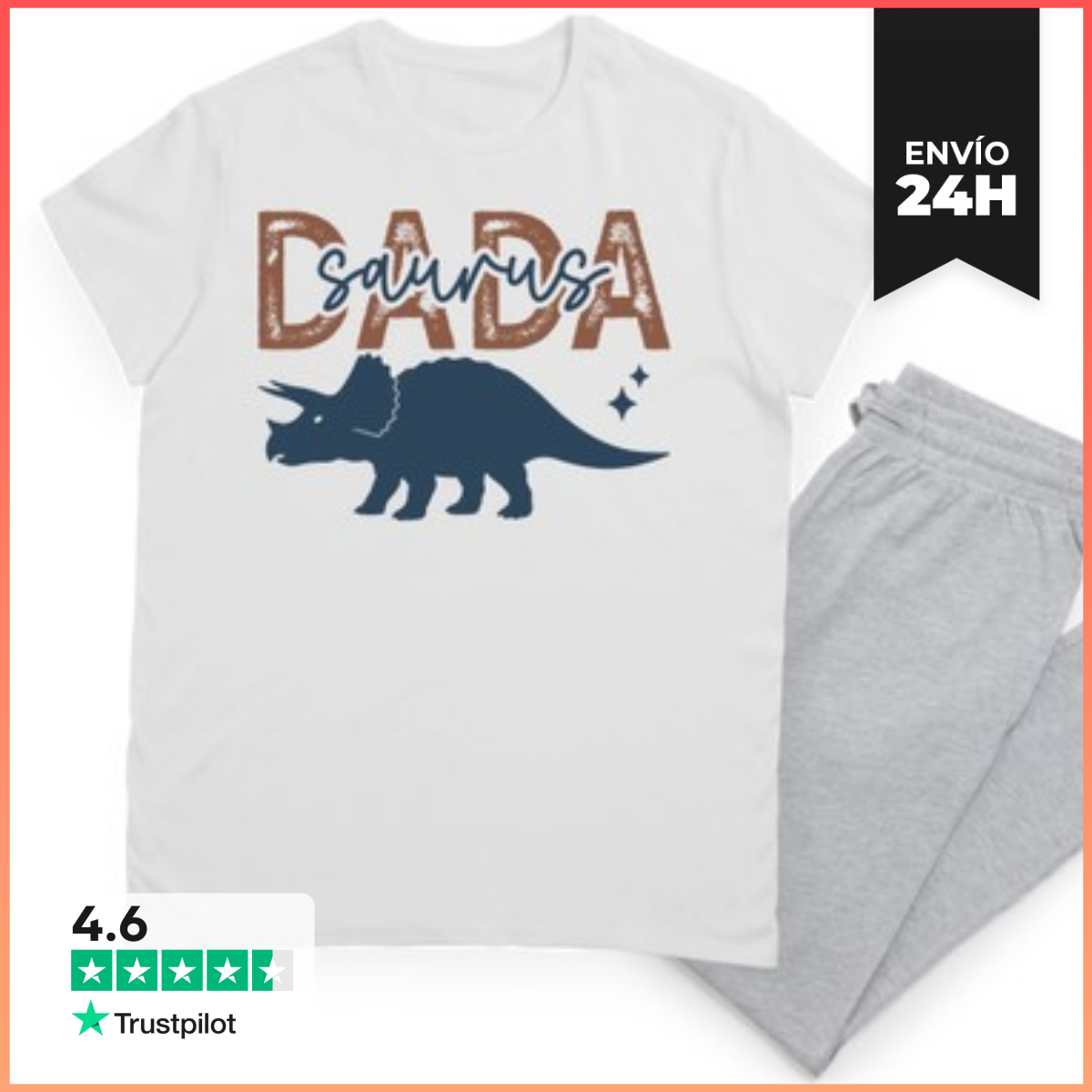 Pijama DADA SAURUS TRICERATOPS laTostadora