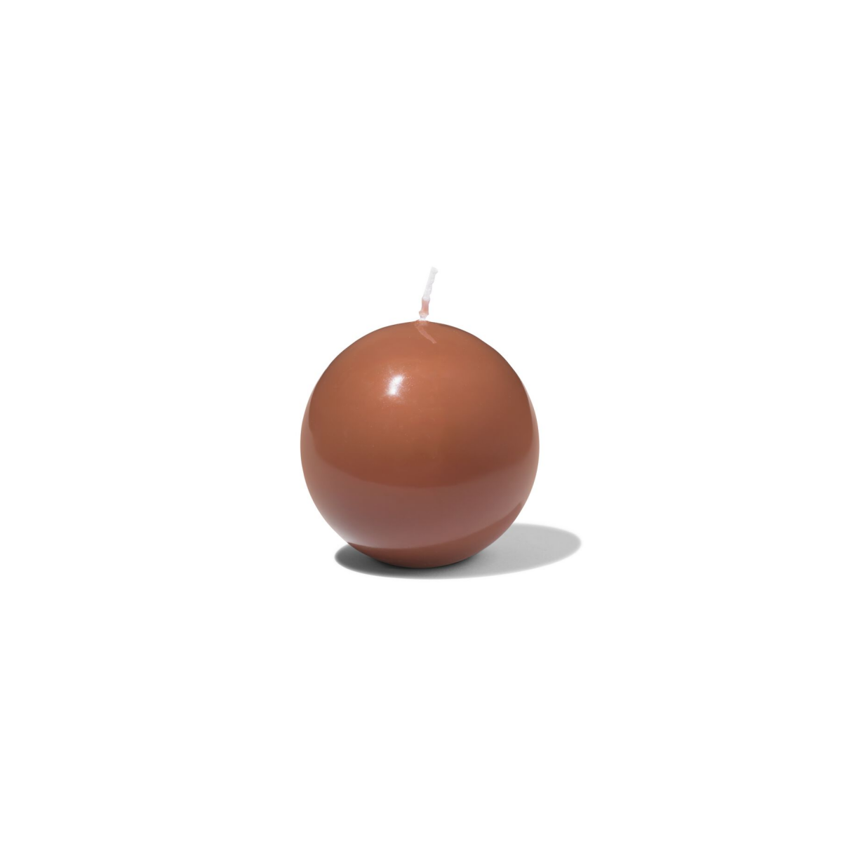 HEMA HEMA Bolkaars ⌀7x7cm Glas Bruin (bruin)