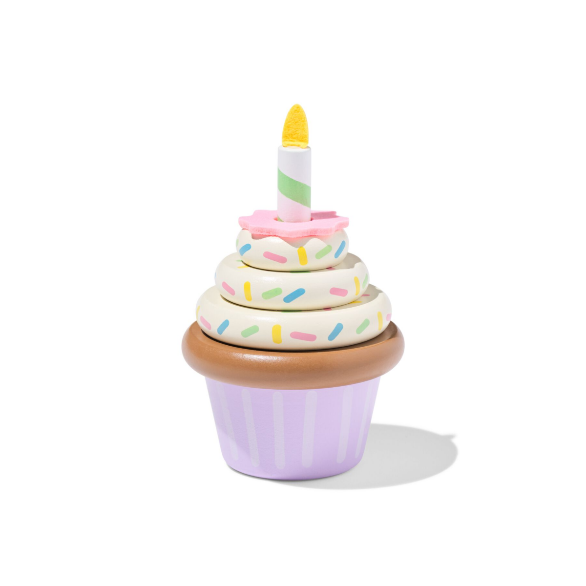 HEMA Cupcake 8x13x8cm hout