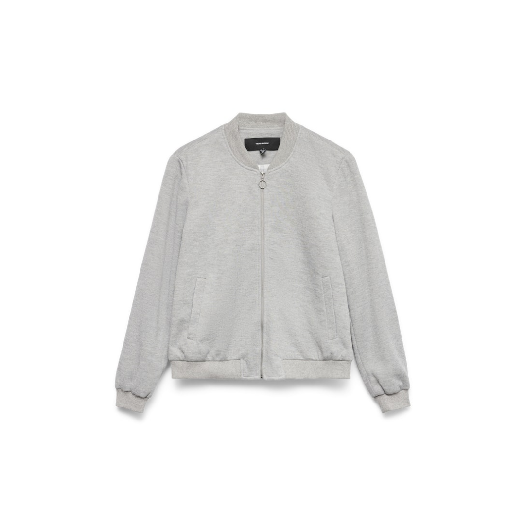 Vero Moda Bomberjacke Short Jersey Polyester-Viskose Balsam Green