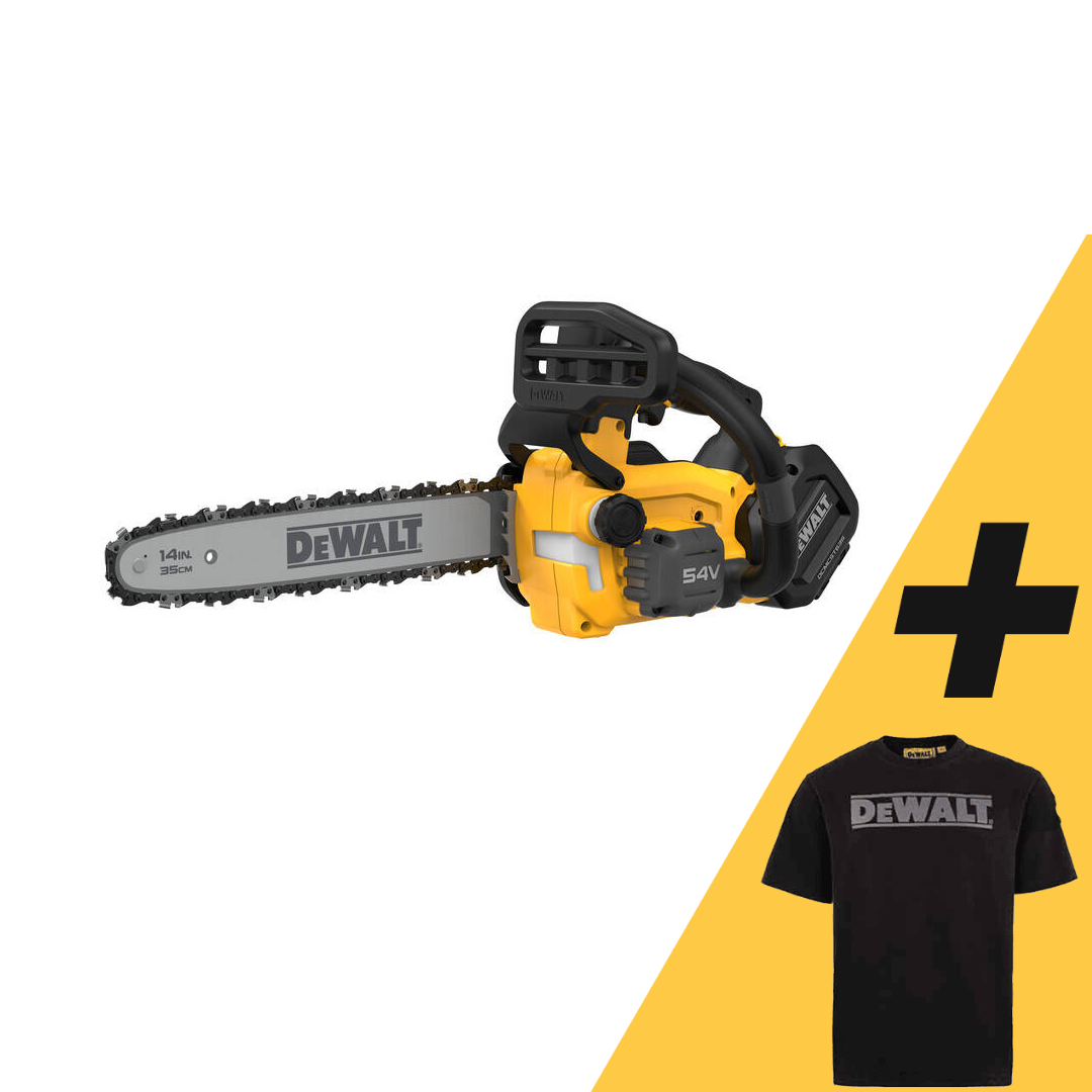 DeWalt DCMCST635N-XJ 54V XR FLEXVOLT 35cm Brushless Top Handle Kettingzaag | Zonder accu's en lader - DCMCST635N-XJ