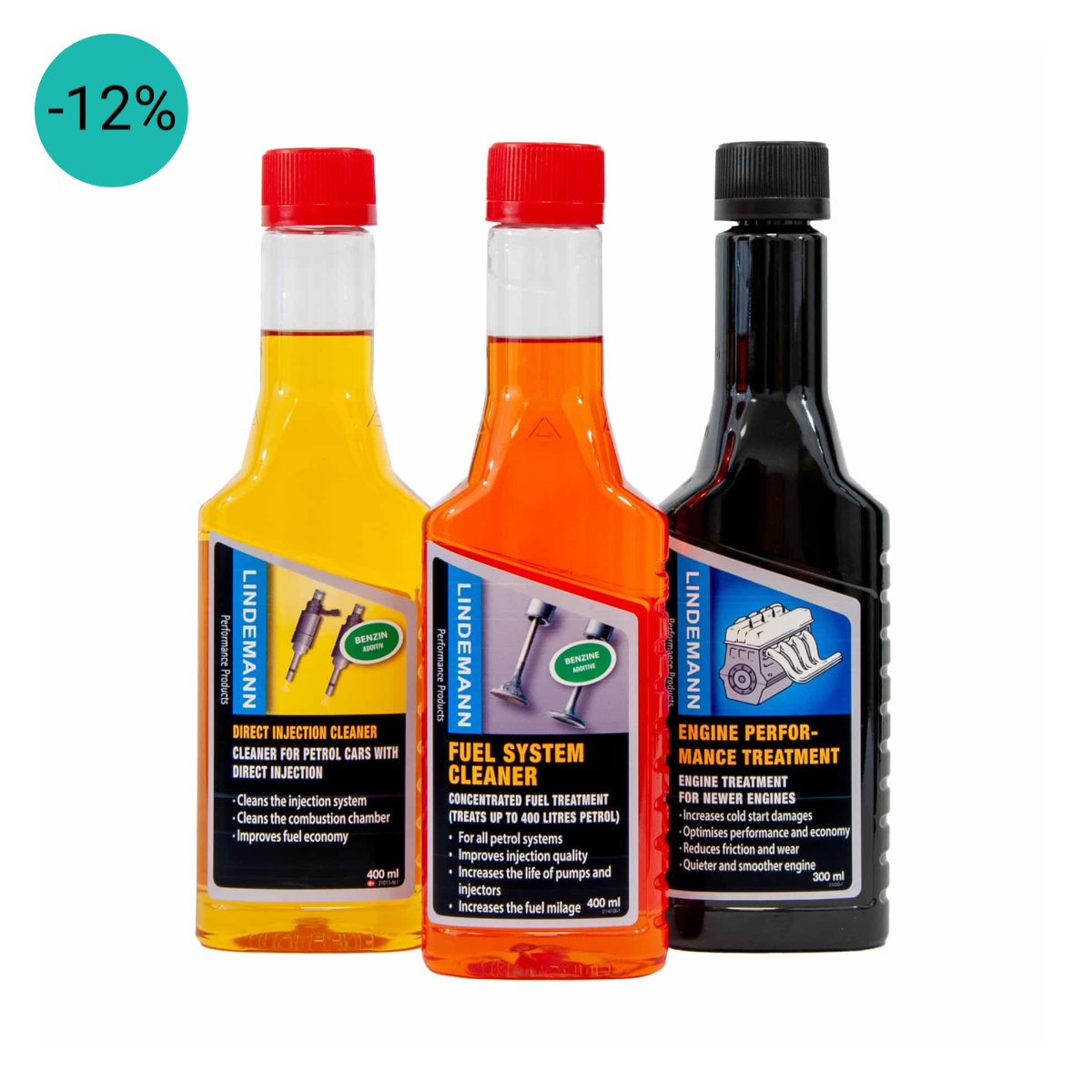 Lindemann Benzine Hybride Treatment / Hybride reiniger auto / hybride additievenpakket | Dutch Performance Products