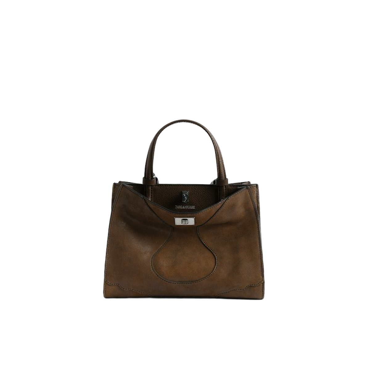 Zadig & Voltaire Donna Marrone - Jack Mini Suede Bag - Bags - One Size - Immagine 4