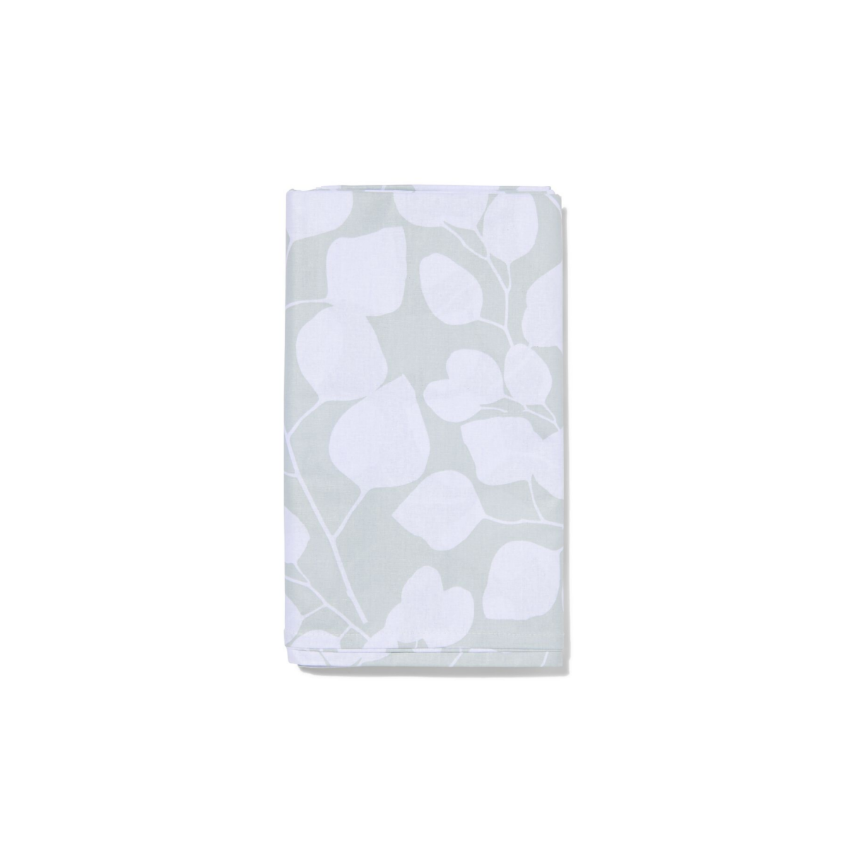 HEMA Tafelkleed met bladeren 140x240 katoen met coating (lichtgroen)