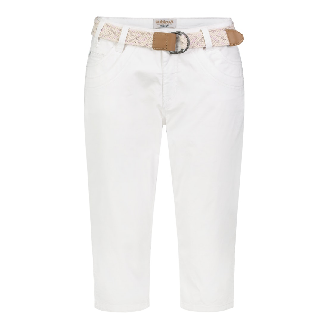Eight 2 Nine - Damen Langshorts - Weiß - Größe: XL - bei Tara-M