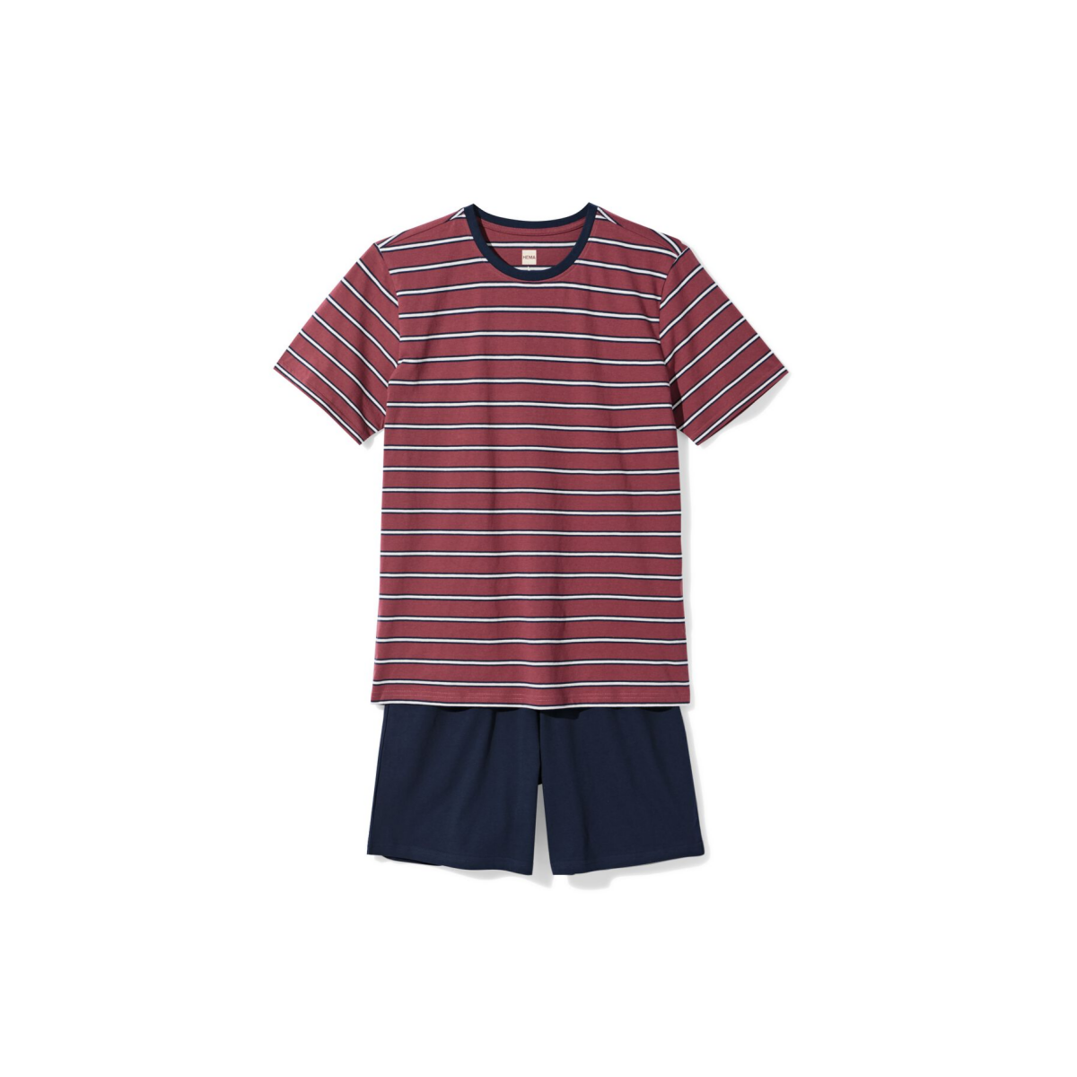 HEMA Herenshortama Jaap jersey retro donkerblauw (donkerblauw)