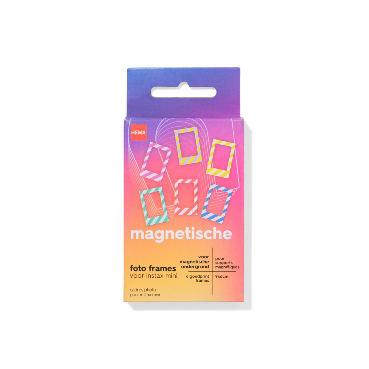 HEMA HEMA Magnetische Fotoframes Streep - 6 Stuks